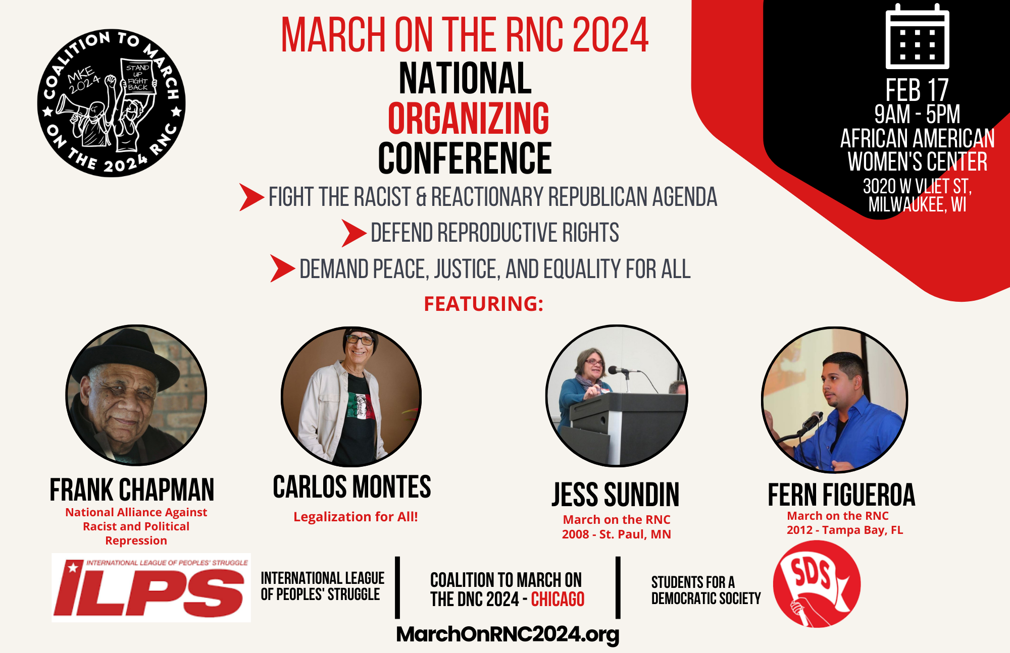 March on the RNC 2024 National Organizing Conference